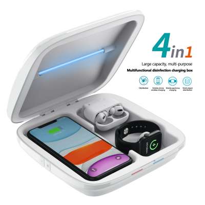 Portable UV Sterilizer Box Mobile Phone Sanitizer Case UV Disinfector Sterilizer For Smart Cell Phone with usb charging