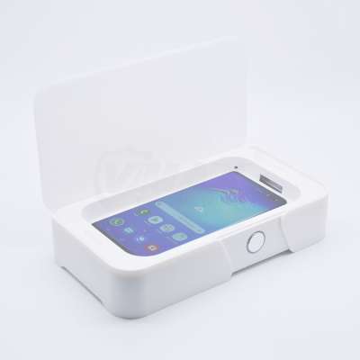 Wireless charging ozone ultra violet smartphone uv disinfector